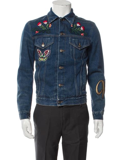 gucci men aveugle par amour denim|Gucci Laveugle Par Amour Denim Cotton Jacket .